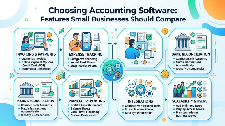 Choosing Accounting Software: Features Small Businesses Should Compare