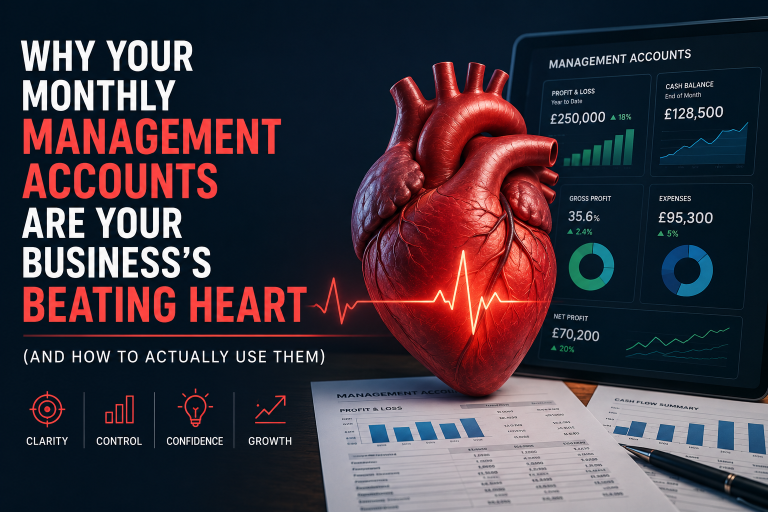 Why Your Monthly Management Accounts Are Your Business’s Beating Heart (And How to Actually Use Them)